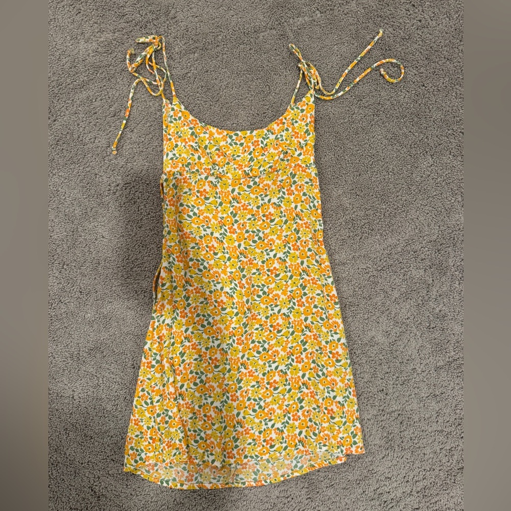 Floral Yellow Sundress